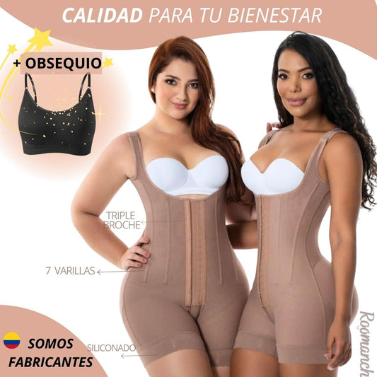 FAJA LIPO CON VARILLAS +TOP OBSEQUIO + ENVIO GRATIS